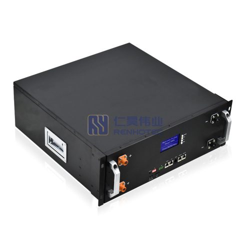 48V 100AH Rack-mounted LiFePO4 Solar Lithium Battery Pack